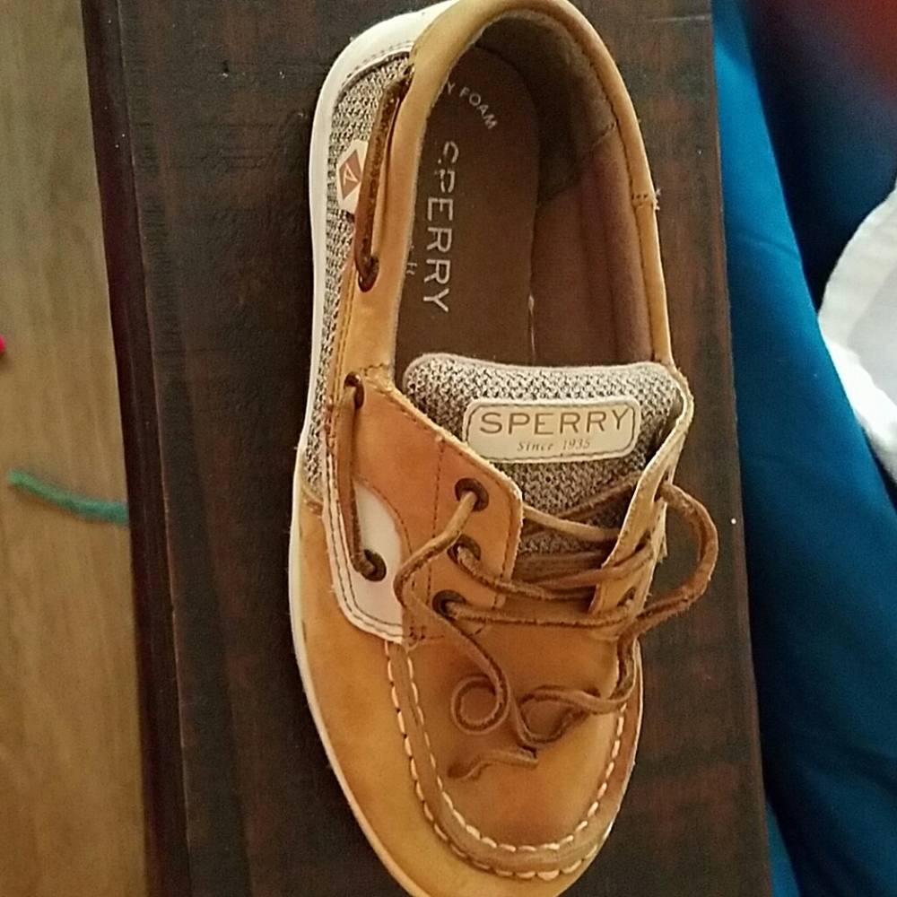 Sperry gently worn